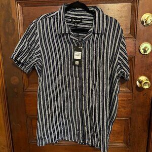 Threadbare Men's Casual Short Sleeve Button Down